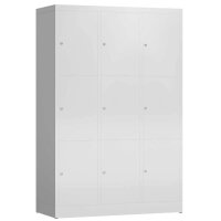 ClassiX Schließfachschrank lichtgrau X-523330, 9...