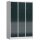 ClassiX Schließfachschrank anthrazit, lichtgrau X-523338, 9 Schließfächer 118,5 x 50,0 x 180,0 cm