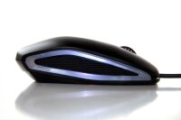 CHERRY GENTIX Corded Optical Illuminated Mouse Maus kabelgebunden schwarz