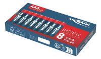 ANSMANN Batterien Red Alkaline Alkali-Mangan Micro AAA 1,5 V, 8 St.
