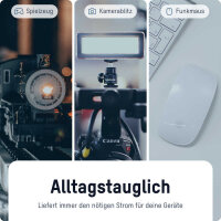 ANSMANN Batterien Red Alkaline Alkali-Mangan Micro AAA 1,5 V, 8 St.