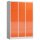 ClassiX Schließfachschrank feuerrot, lichtgrau X-523434, 12 Schließfächer 118,5 x 50,0 x 180,0 cm
