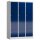 ClassiX Schließfachschrank enzianblau, lichtgrau X-523431, 12 Schließfächer 118,5 x 50,0 x 180,0 cm