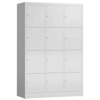 ClassiX Schließfachschrank lichtgrau X-523430, 12...