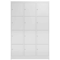 ClassiX Schließfachschrank lichtgrau X-523430, 12...