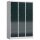 ClassiX Schließfachschrank anthrazit, lichtgrau X-523438, 12 Schließfächer 118,5 x 50,0 x 180,0 cm