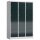 ClassiX Schließfachschrank anthrazit, lichtgrau X-523438, 12 Schließfächer 118,5 x 50,0 x 180,0 cm
