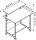 DURABLE PC-Tisch höhenverstellbar mit Rollen grau 80,0 x 56,4 x 63,4-91,6 cm