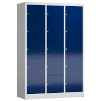 ClassiX Schließfachschrank enzianblau, lichtgrau...