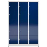 ClassiX Schließfachschrank enzianblau, lichtgrau...