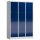 ClassiX Schließfachschrank enzianblau, lichtgrau X-523531, 15 Schließfächer 118,5 x 50,0 x 180,0 cm
