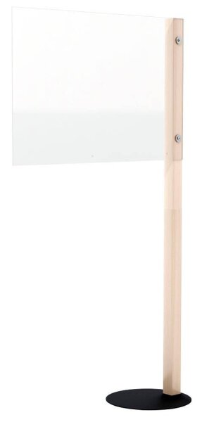 PAPERFLOW Spuckschutz CP65X98, transparent 65,0/98,0 x 176,5 cm, 1 St.