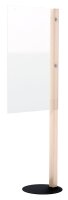 PAPERFLOW Spuckschutz CP65X98, transparent 65,0/98,0 x 176,5 cm, 1 St.