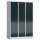 ClassiX Schließfachschrank anthrazit, lichtgrau X-523538, 15 Schließfächer 118,5 x 50,0 x 180,0 cm