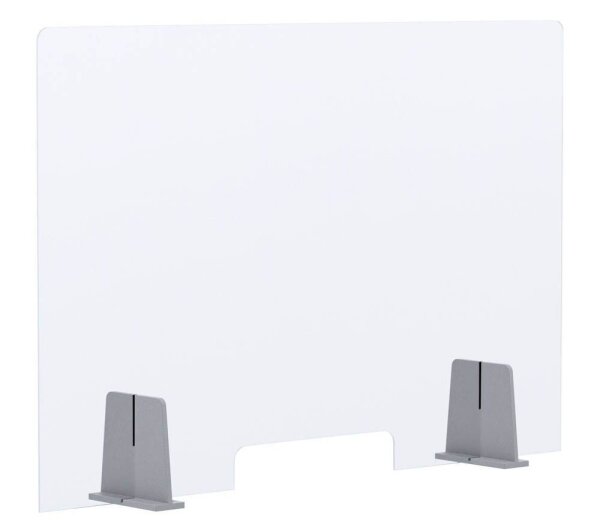 PAPERFLOW Spuckschutz PP65X98, transparent 98,0 x 65,0 cm, 1 St.