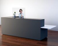 PAPERFLOW Spuckschutz PP65X98, transparent 98,0 x 65,0...