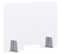 PAPERFLOW Spuckschutz PP65X98, transparent 98,0 x 65,0 cm, 1 St.