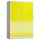 ClassiX Schließfachschrank lichtgrau, zinkgelb X-523536, 15 Schließfächer 118,5 x 50,0 x 180,0 cm