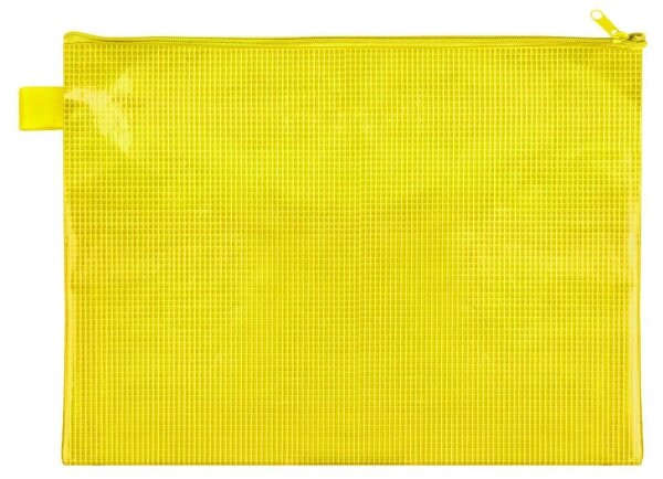 VELOFLEX Reißverschlussbeutel DIN A4 gelb 0,26 mm, 1 St.