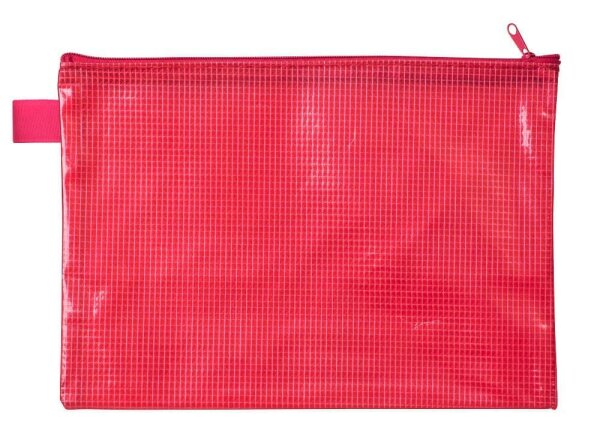 VELOFLEX Reißverschlussbeutel DIN A5 rot 0,26 mm, 1 St.