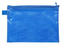 VELOFLEX Reißverschlussbeutel DIN A5 blau 0,26 mm,...