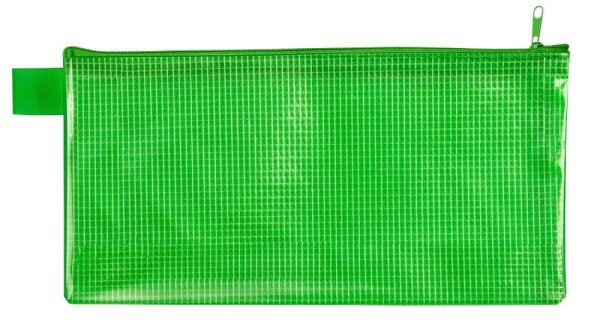 VELOFLEX Reißverschlussbeutel DIN lang grün 0,26 mm, 1 St.