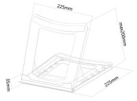 Neomounts Laptop-Ständer NSLS075 schwarz