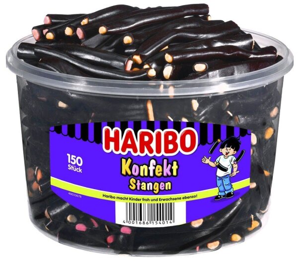 HARIBO Konfekt Stangen Lakritz 150 St./1,2 kg, 1 St.