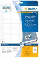 HERMA Etiketten 4346 weiß 45,7 x 21,2 mm, 25 Blatt