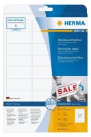 HERMA Etiketten 4347 weiß 63,5 x 29,6 mm, 25 Blatt