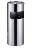 DURABLE Standaschenbecher silber, 1 St.