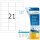 HERMA Adressetiketten 5074 weiß 63,5 x 38,1 mm, 25 Blatt