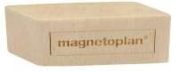 magnetoplan Magnete braun, Holz 6,0 x 2,0 x 1,3 cm, 4 St.
