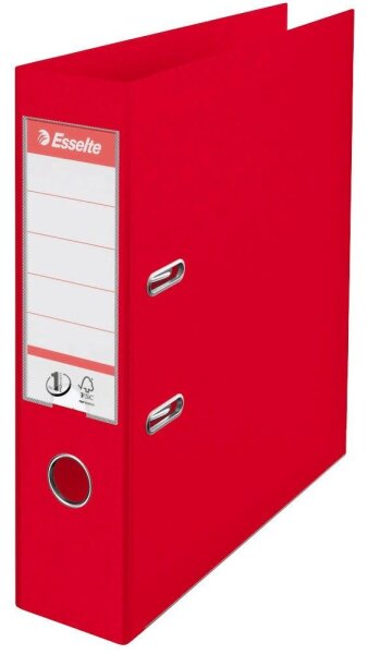 Esselte No.1 POWER Ordner hellrot Kunststoff 7,5 cm DIN A4, 1 St.
