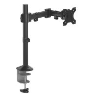 Fellowes Monitor-Halterung Reflex 8502501 schwarz für 1 Monitor, Tischklemme, Tischbohrung