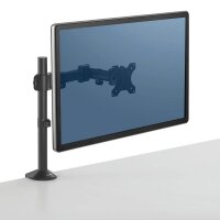 Fellowes Monitor-Halterung Reflex 8502501 schwarz für 1 Monitor, Tischklemme, Tischbohrung