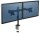 Fellowes Monitor-Halterung Reflex 8502601 schwarz für 2 Monitore, Tischklemme, Tischbohrung