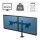 Fellowes Monitor-Halterung Reflex 8502601 schwarz für 2 Monitore, Tischklemme, Tischbohrung