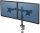 Fellowes Monitor-Halterung Reflex 8502601 schwarz für 2 Monitore, Tischklemme, Tischbohrung