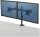 Fellowes Monitor-Halterung Reflex 8502601 schwarz für 2 Monitore, Tischklemme, Tischbohrung