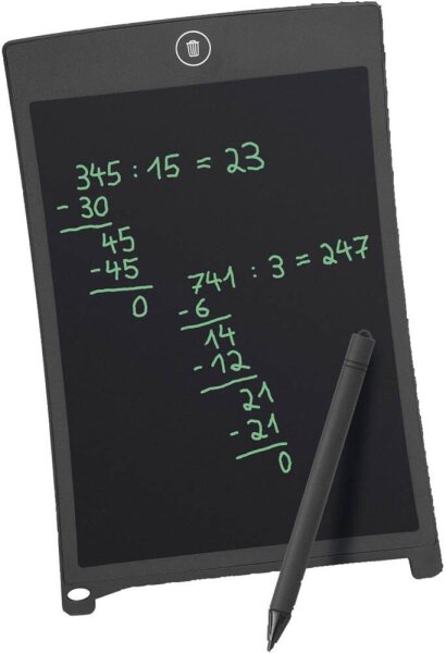 WEDO LCD-Schreibtafel schwarz 8,5 Zoll