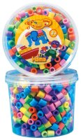Hama® Bügelperlen mehrfarbig, Pastell 600 St.