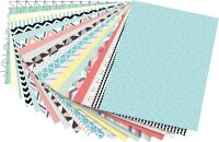 folia Motivblock GEOMETRIE farbsortiert 270 g/qm 20 Blatt