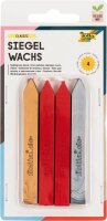 folia Siegelwachs Classic rot, silber, gold