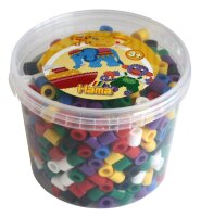 Hama® Bügelperlen mehrfarbig, Volltonfarben 600 St.