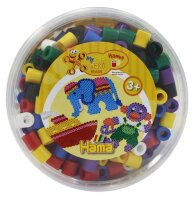Hama® Bügelperlen mehrfarbig, Volltonfarben 600 St.