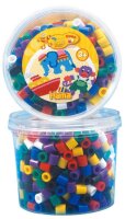 Hama® Bügelperlen mehrfarbig, Volltonfarben 600 St.