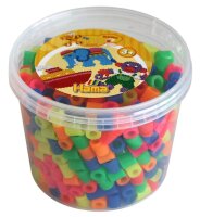 Hama® Bügelperlen mehrfarbig, Neon 600 St.