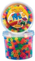 Hama® Bügelperlen mehrfarbig, Neon 600 St.