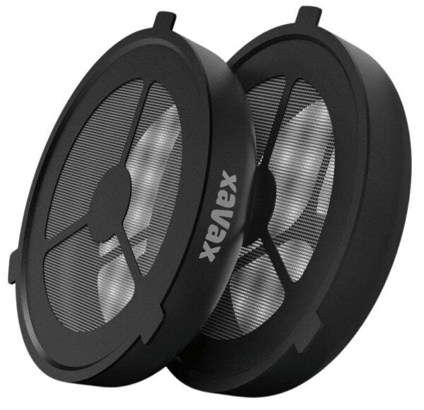 xavax® nachfüllbare Kaffeepads schwarz, 2 St.